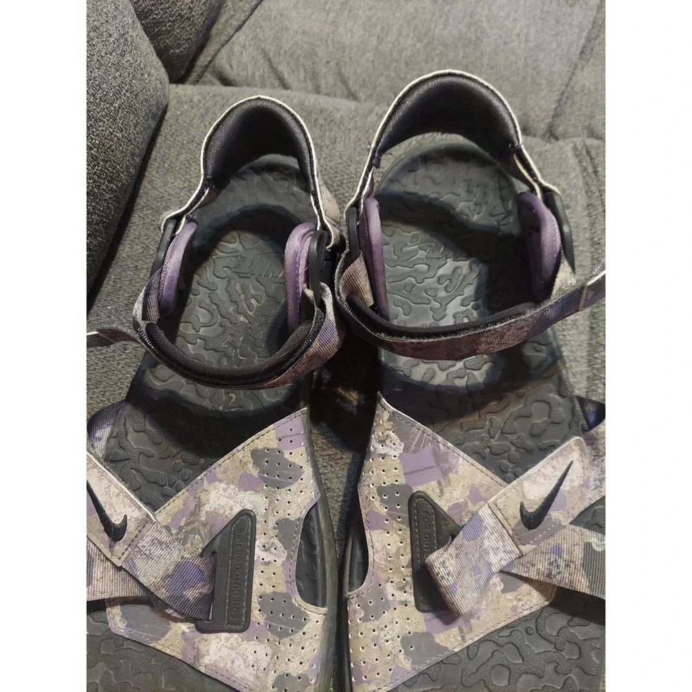 Nike ACG Air Deschutz SE Sandals Dark Driftwood Canyon Purple Men's Size 15 Pool